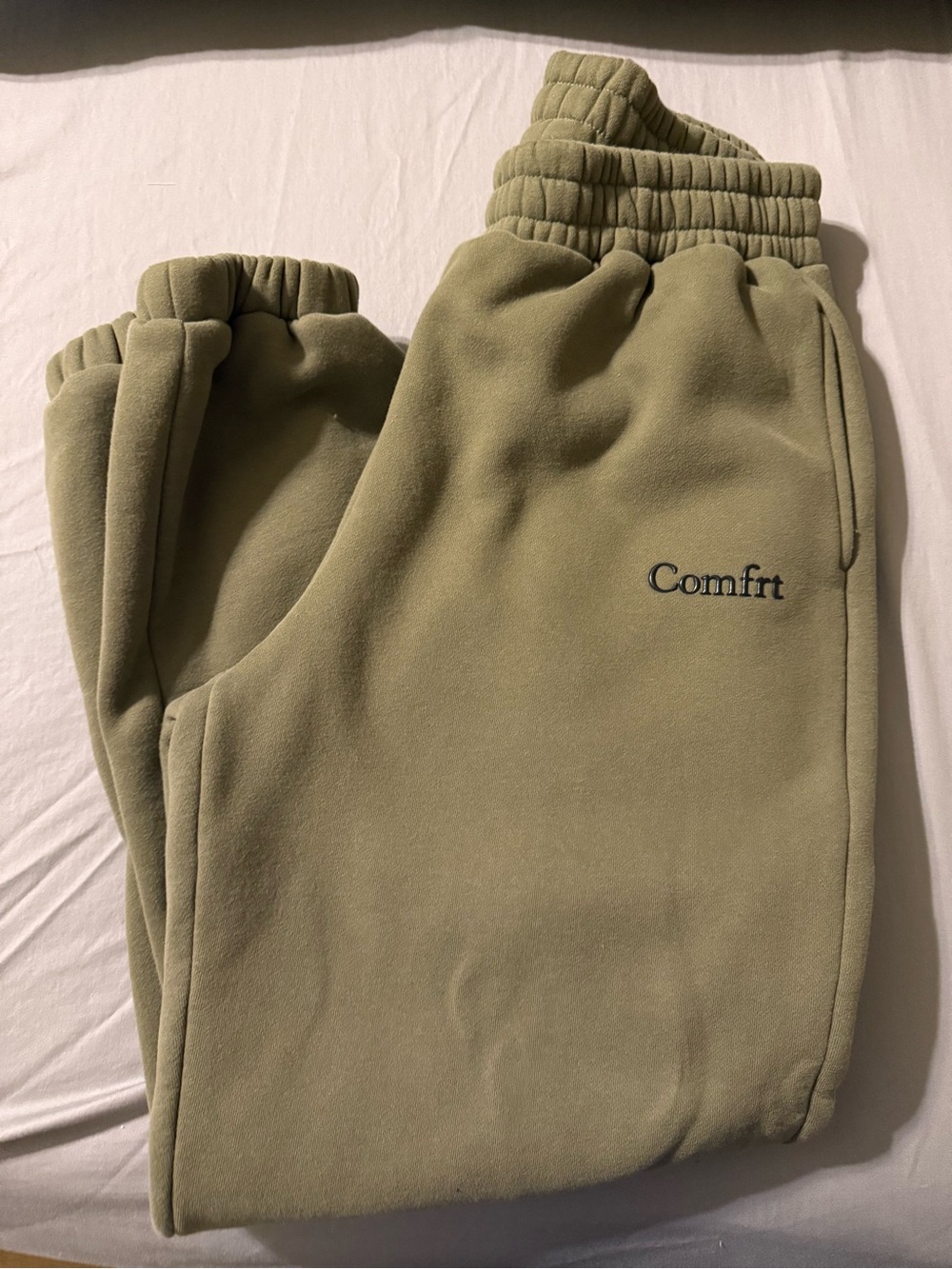 Comfrt Olive Green Cozy Sweatpants
